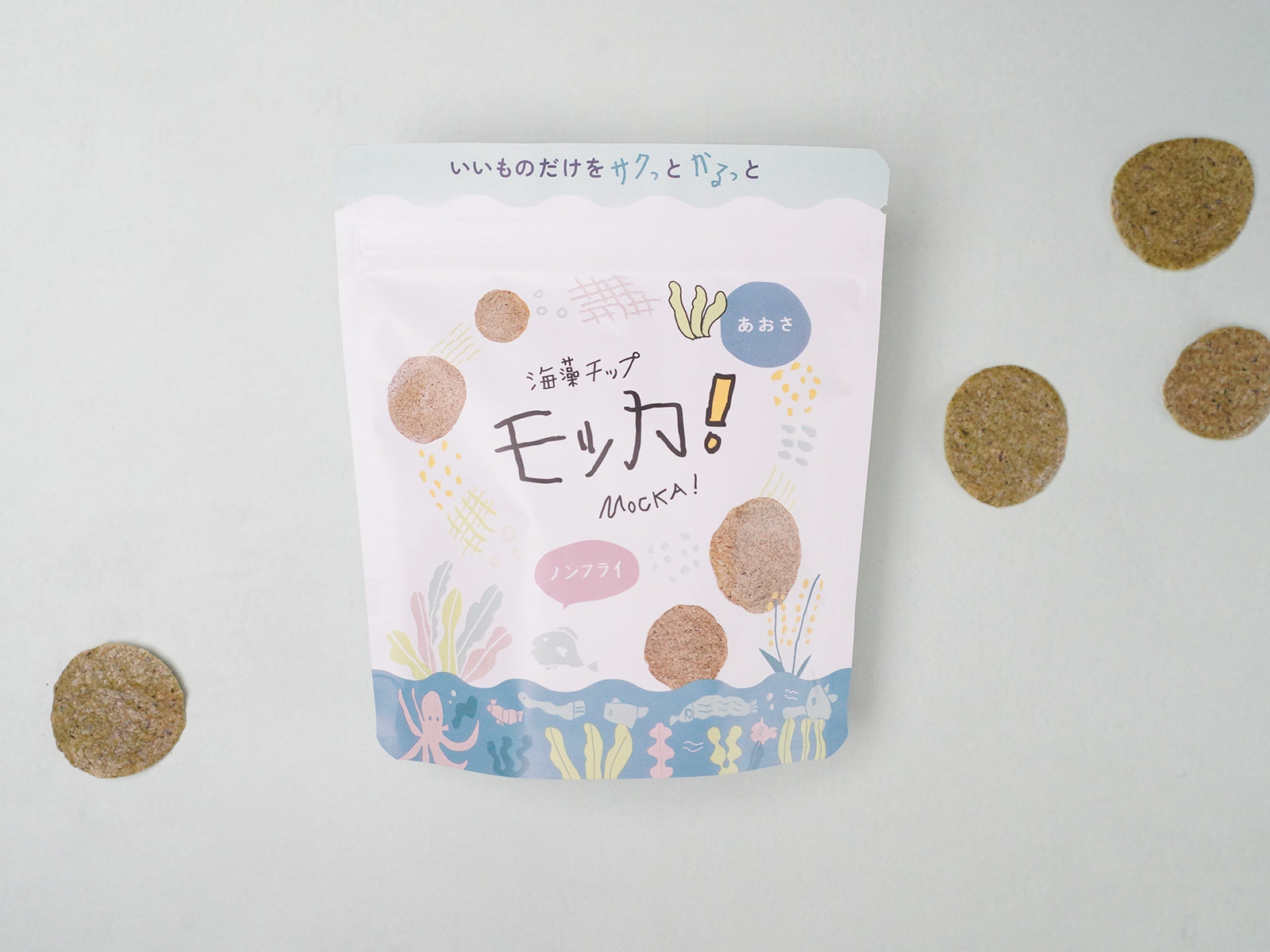 [初回送料無料]海藻チップ モッカ！3種セット