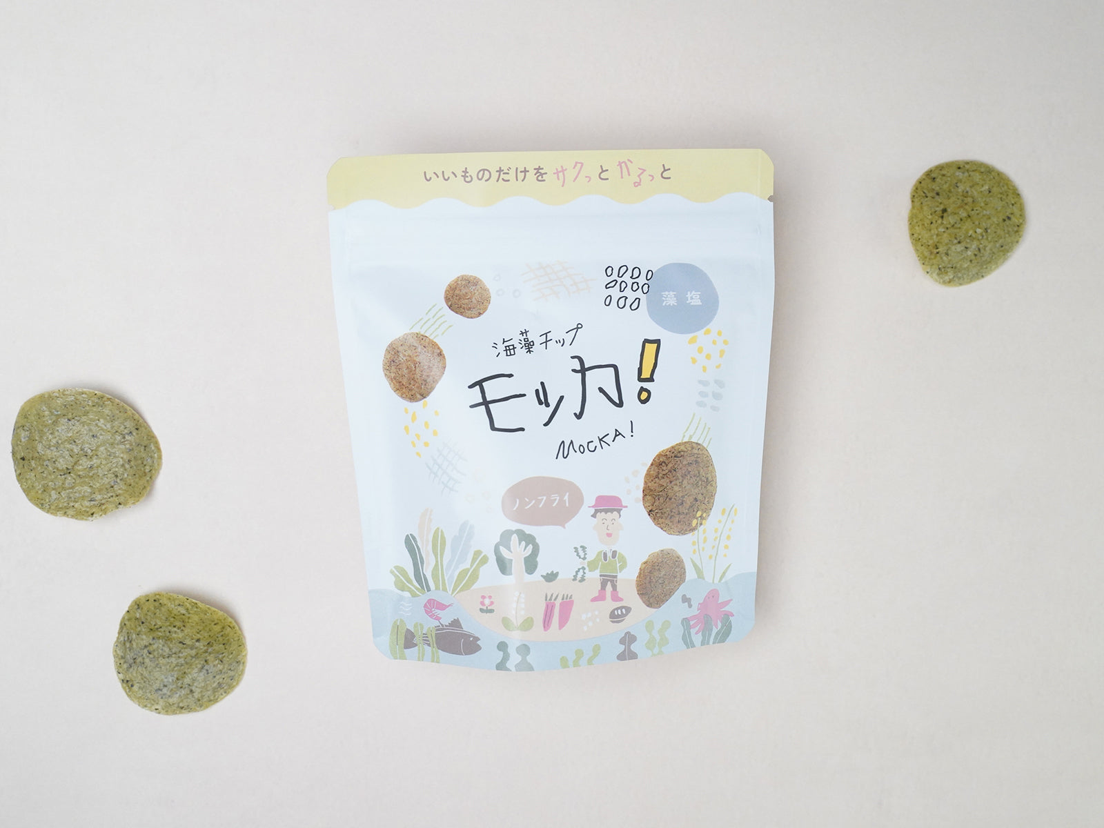 [初回送料無料]海藻チップ モッカ！3種セット
